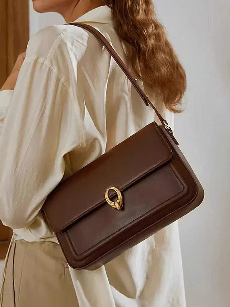 Bolsa Vintage Feminina Clássica com Alça Ajustável