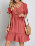Vestido Curto Vintage Feminino Elegante e confortável